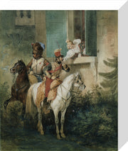 The Hussar's Adieu print