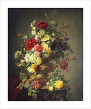 Flowers and Grapes print