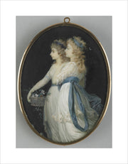 Georgiana, Duchess of Devonshire, and Lady Elisabeth Foster print