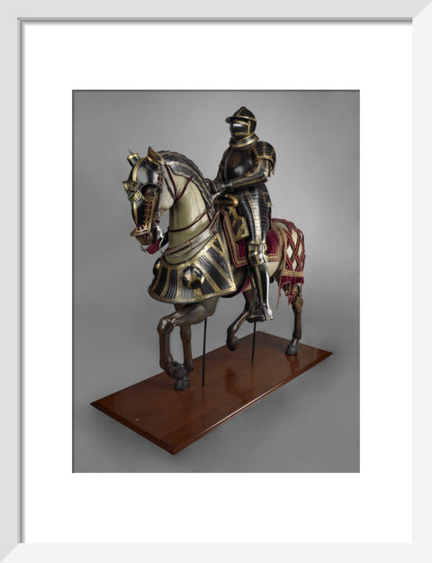 Equestrian armour print
