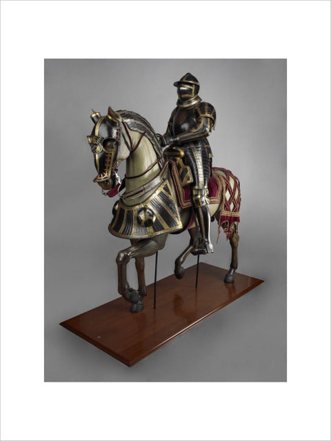 Equestrian armour print